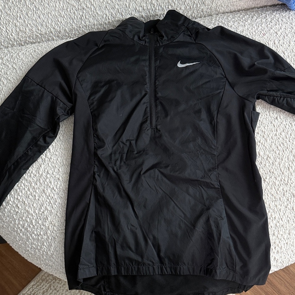 Nike womens Black Windbreaker Jacket